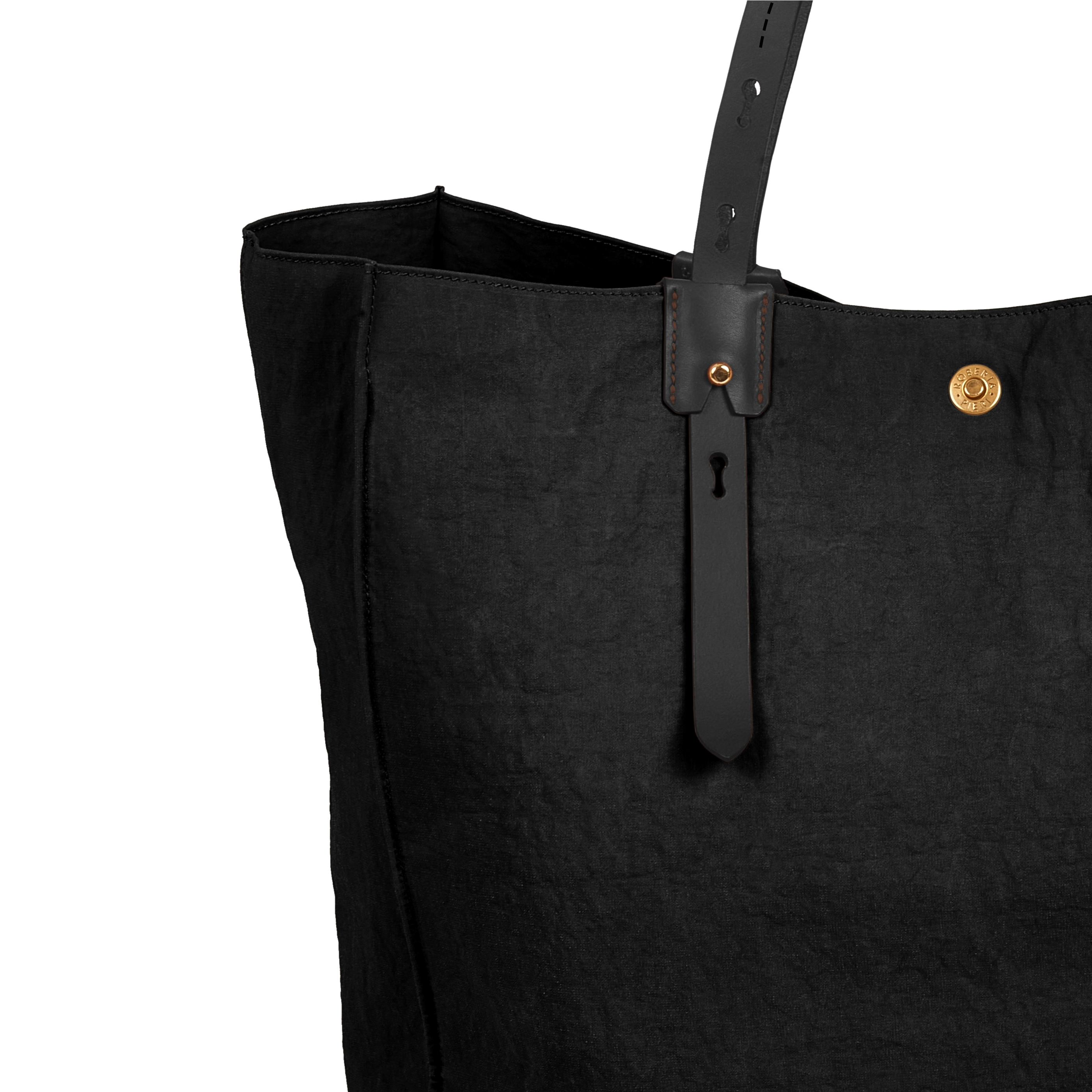 Edge Tote EW 42 Linylen Black | Handbag - Roberta Pieri