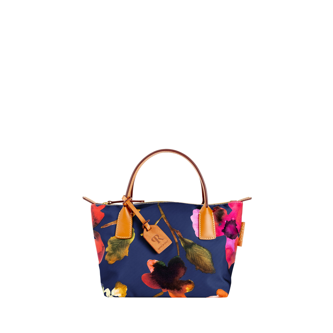 Robertina Mini Flower Navy | Handbag – Roberta Pieri