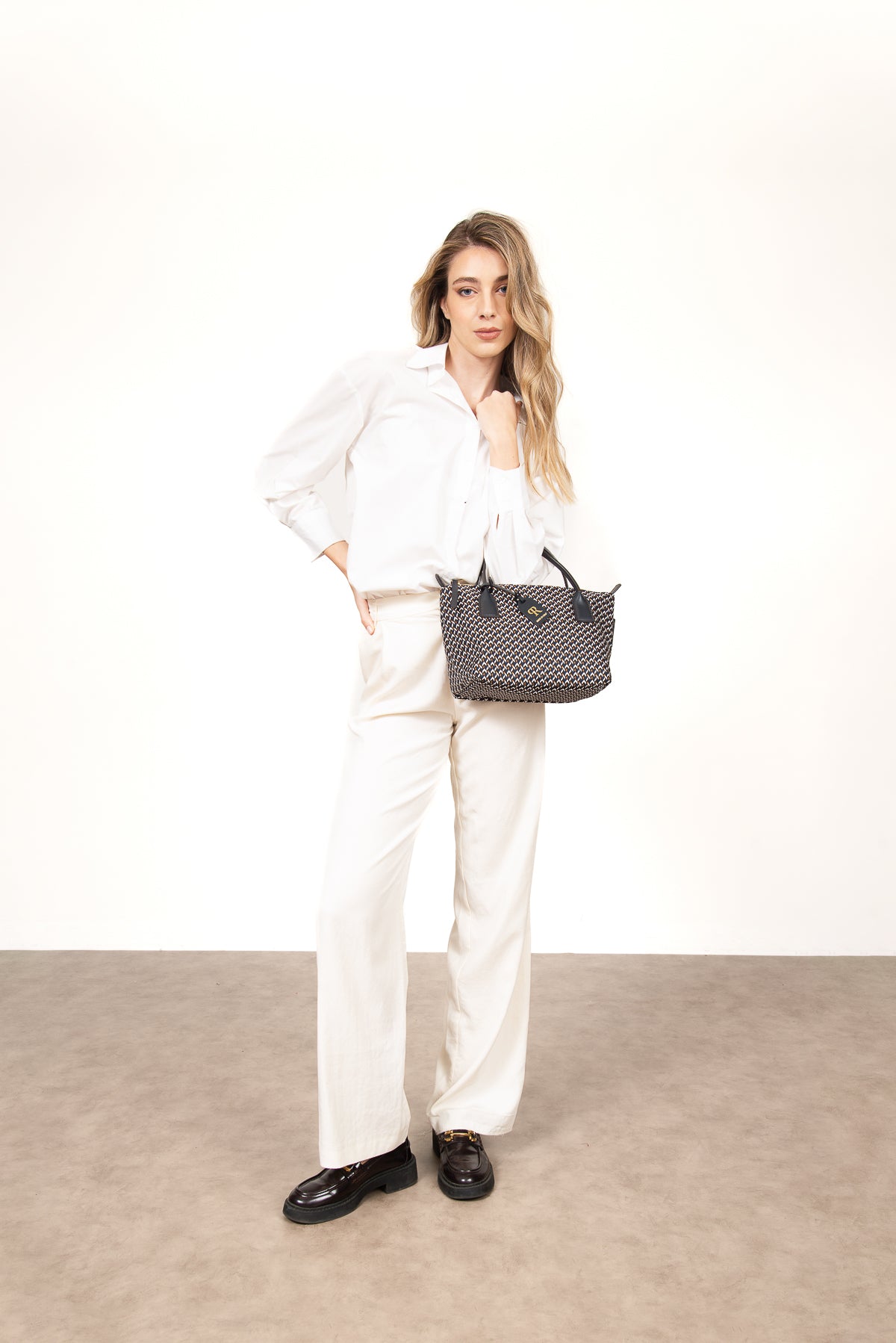 Robertina Mini Tatami Midnight Blue | Handbag – Roberta Pieri